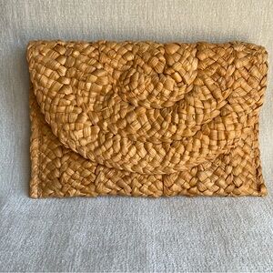 Woven Envelope Clutch Bag